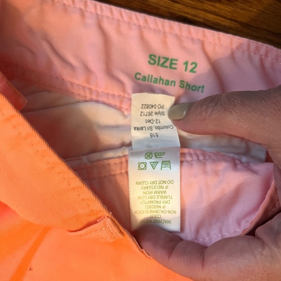 Lilly Pulitzer Callahan Shorts – Coral 🪸 Size 12 - Picture 7 of 8